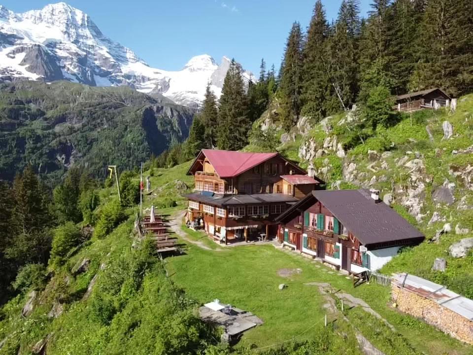 Hotel Berggasthaus Tschingelhorn Stechelberg Esterno foto